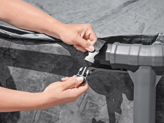 Biztonságos, szél elleni rögzítés