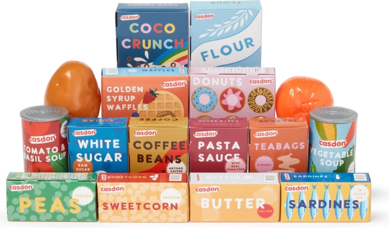 Gazdag élelmiszerkészlet az élethű játékhoz