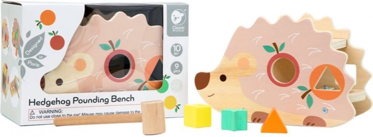 Fa kalapácsos játék és xilofon 2 az 1-ben kalapáccsal gyerekeknek