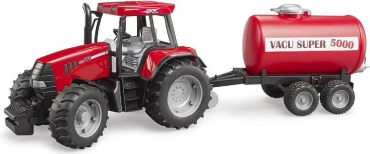 Bruder Case IH CVX 170 traktor tartálykocsis pótkocsival 1:16