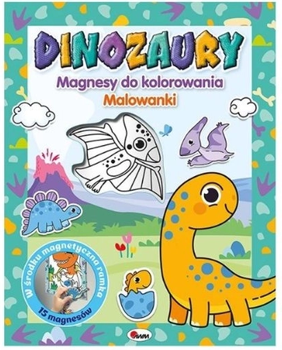Kiszínezhető mágnesek – Dinoszauruszok