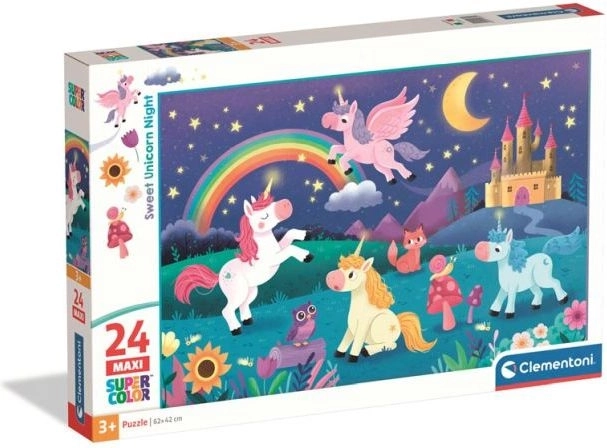 Clementoni maxi puzzle Édes unikornis 24 darab