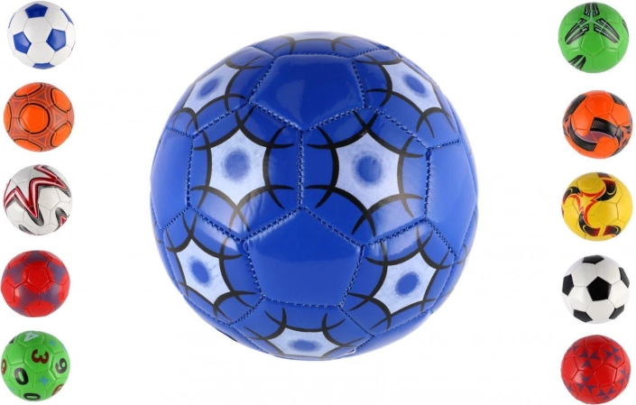 Junior focilabda 15 cm – varrott, bőrhatású, vegyes színek