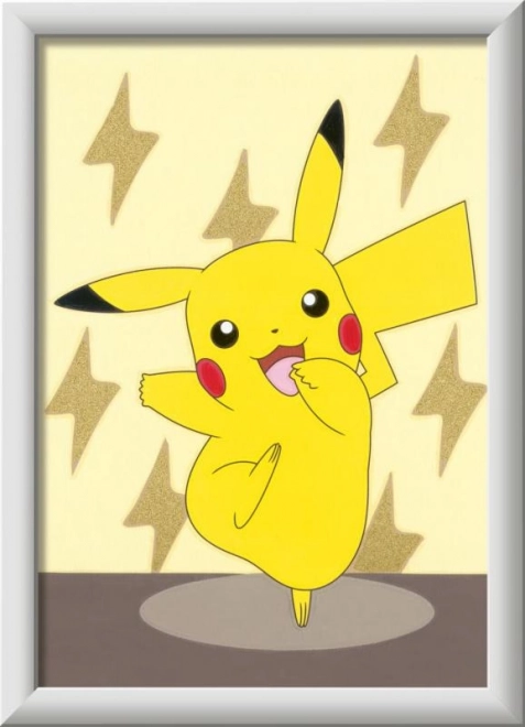 CreArt számok szerinti festés – Pokémon Pikachu