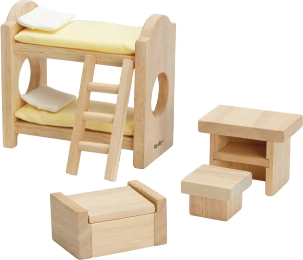 PlanToys klasszikus gyerekszoba babaházhoz