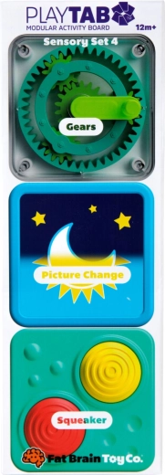 Fat Brain érzékszervi játékszett PlayTab Tile Set 4