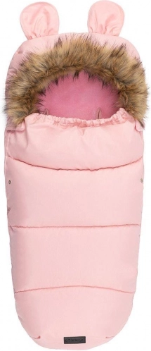 MoMi Cozy téli lábzsák babakocsiba – rózsaszín