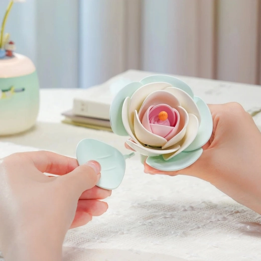 Relaxáló DIY 3D építőkészlet ragasztó nélkül