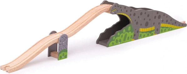 Bigjigs Rail dinoszaurusz híd fa vonatpályákhoz