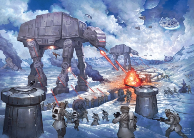 Puzzle Star Wars: Hoth bolygó csatája 1000 darab