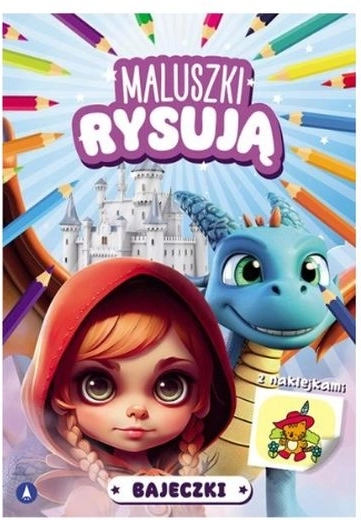 Maluszki meséket rajzol – kifestő matricákkal
