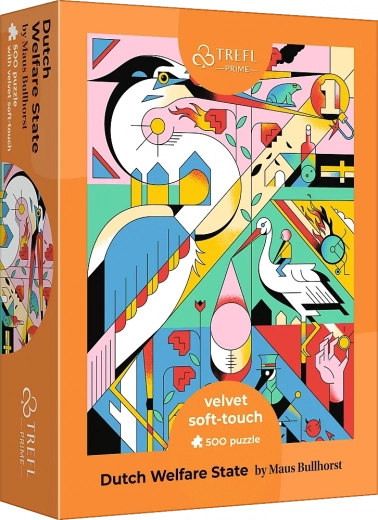 Trefl puzzle Velvet Soft Touch: Hollandia – jóléti állam, 500 darab