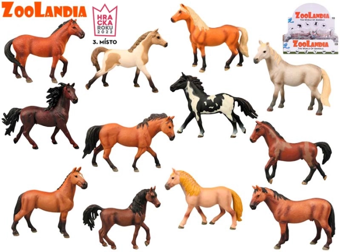 Zoolandia műanyag ló 14 cm – 12 féle