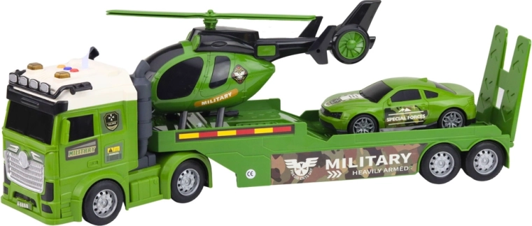 Akciós fények és hangok a vontatóban