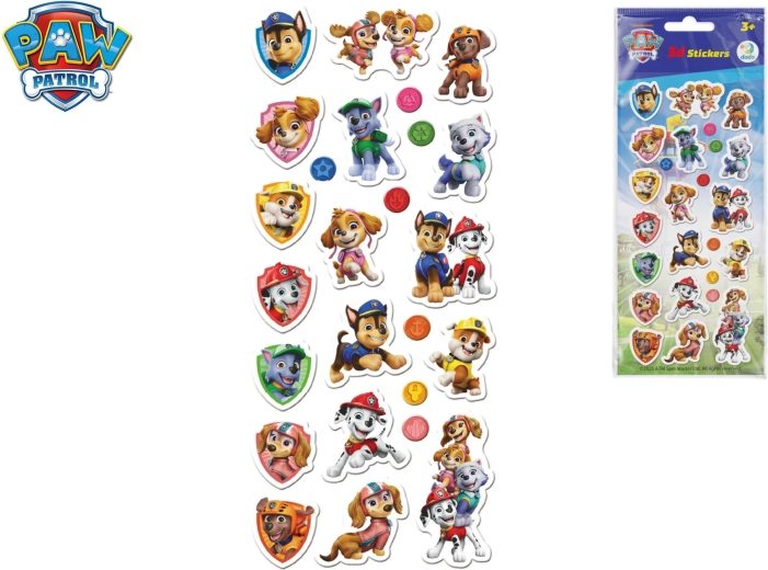 Paw Patrol 3D matrica szett
