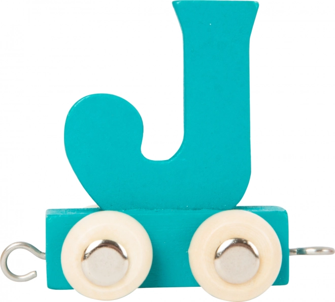 small foot fa vonat – színes ábécé J betű