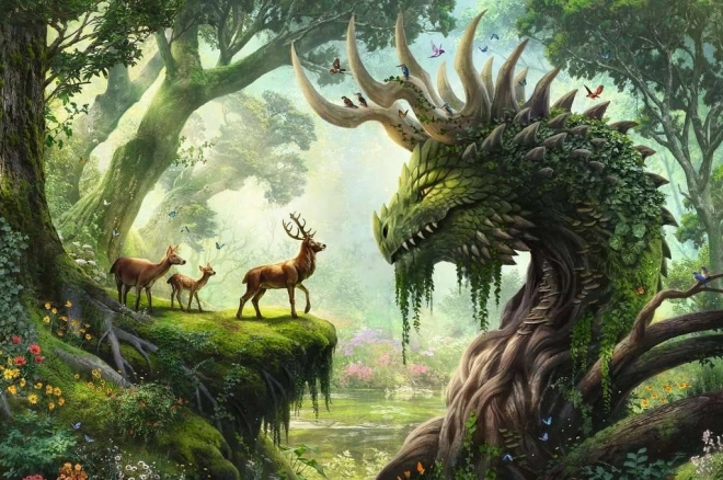 Ravensburger 3000 darabos Erdői Sárkány Puzzle