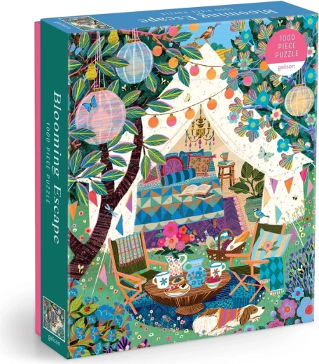 Galison puzzle: Virágzó menedék, 1000 darabos – Victoria Ball illusztrációja