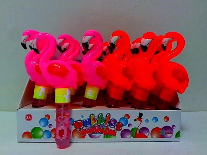 Gyerek buborékfújó Flamingó – 24 db-os display