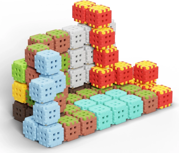 Könnyű összekapcsolás, puha anyag, biztonságos játék