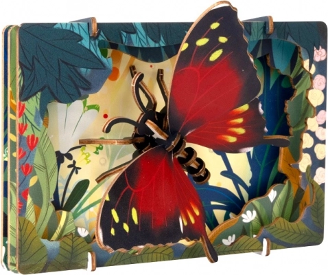 EscapeWelt 3D fa puzzle pillangó