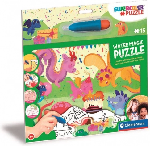 Varázslatos puzzle Water Magic: Sárkányok 15 darab