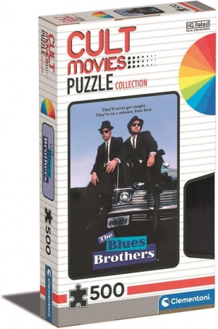 Puzzle CLEMENTONI Kultfilmek: Blues fivérek 500 darab
