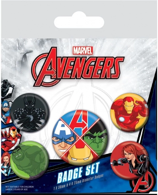 AVENGERS kitűzőkészlet