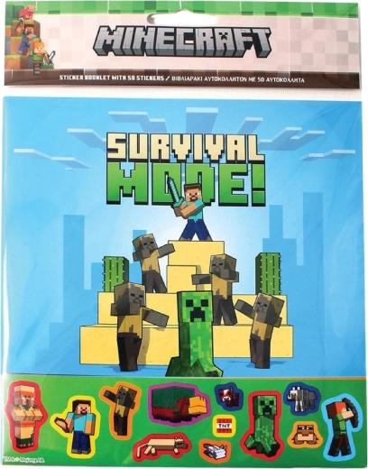 Minecraft matricás album – 50 matrica