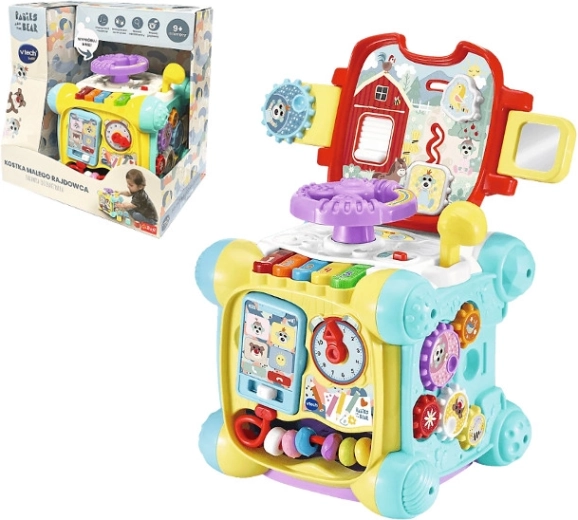 Bobaski és Maci – kis versenyző kockája – interaktív oktatókocka