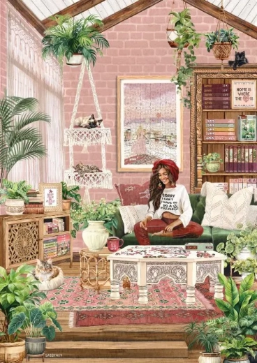 Puzzle Az én szobám 1000 darab