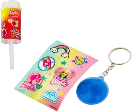 Barbie színváltós kulcstartó