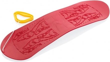 Gyerek műanyag snowboard 70 cm piros
