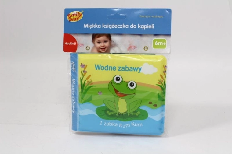 SmilyPlay puha, sípoló fürdőkönyv állatokkal