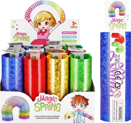 Színes varázsrugó – slinky játék