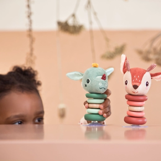 Lilliputiens tapadókorongos hintázó csörgő – Piros