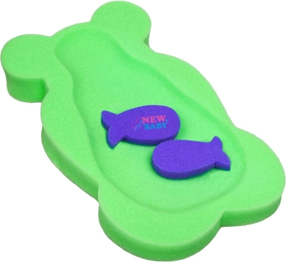 New Baby Basic macis zöld habszivacs fürdőbetét kádba