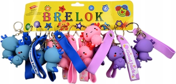 Axolotl kulcstartó – kulcstartó függő