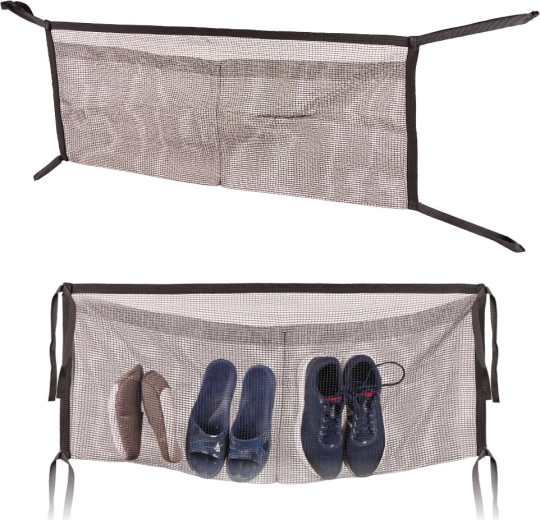 Hálós táska trambulin alá – cipő- és apróságrendező, 110 cm
