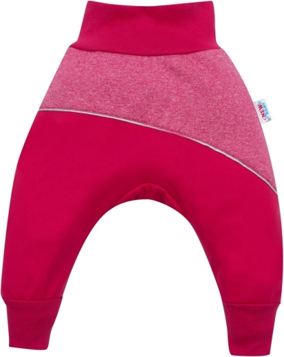 Rózsaszín softshell babanadrág 68 (4–6 hónap)