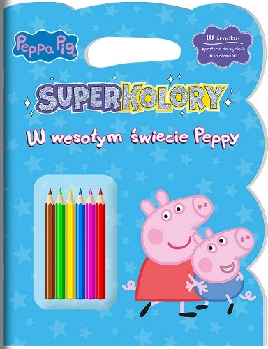 Peppa malac Szuperszínek 4 – Peppa vidám világa, színező krétákkal