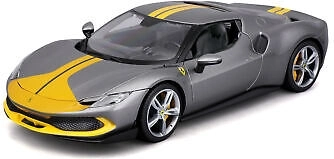 Fém modell Ferrari 296 GTB Assetto Fiorano 1:18 szürke