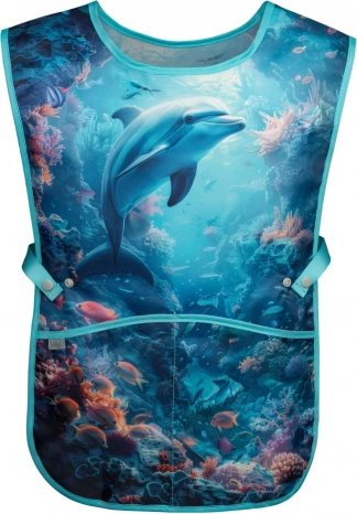 Baagl mosható gyerek kötény – delfin