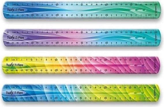Maped vonalzó Twist'n Flex szivárványos 30 cm