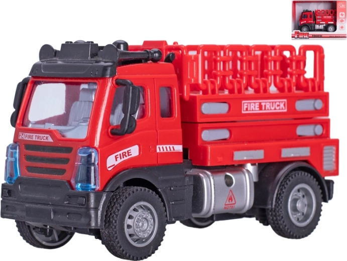 Tűzoltóautó emelőkosárral 12 cm