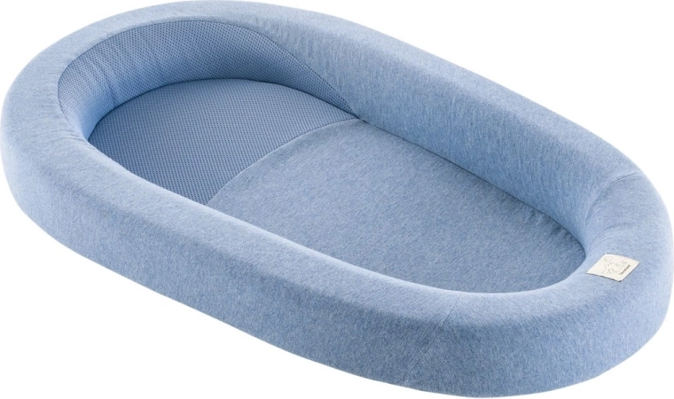 Träumeland Home Air babafészek, kék melírozott