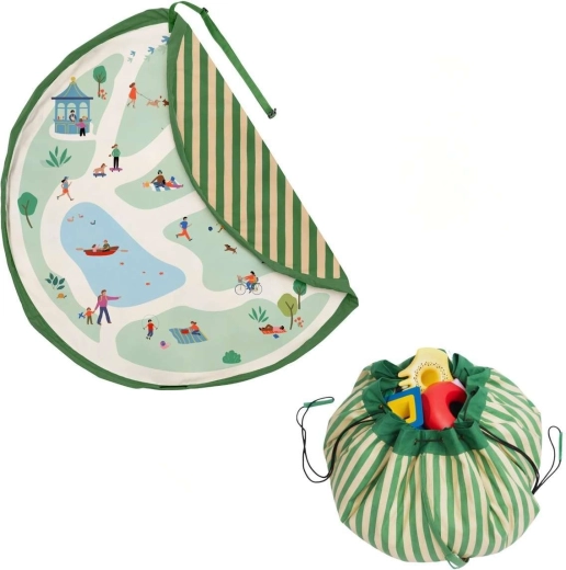 Play&Go Noomad outdoor játszószőnyeg és játéktároló zsák park - 1 db