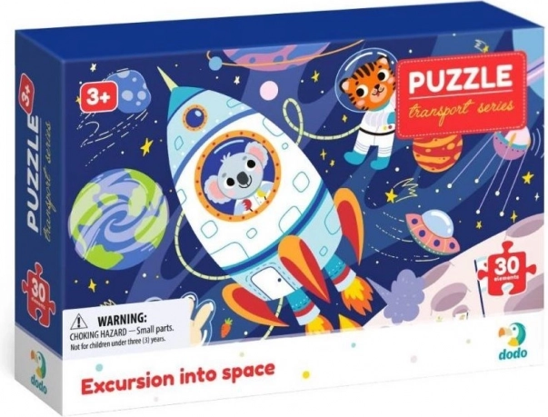 DODO puzzle Közlekedés: űrutazás, 30 darab