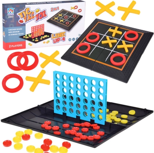 Sada her 2v1 Amőba és Kapcsold 4 stratégiai játékok