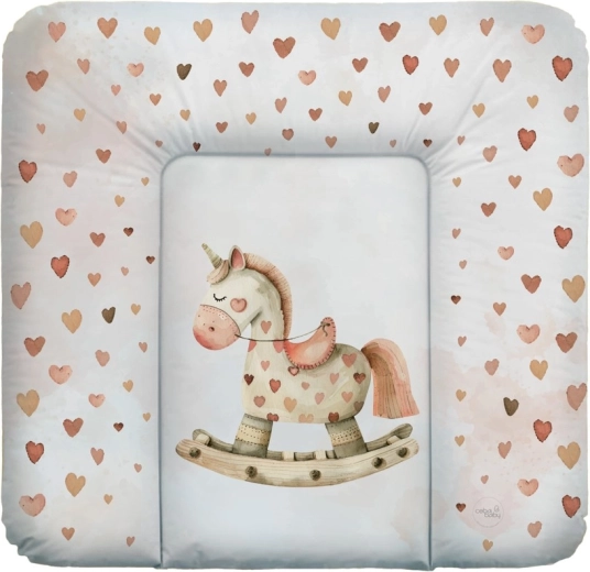 Ceba Baby puha közepes pelenkázó alátét 75 × 72 Basic Rocking Horse